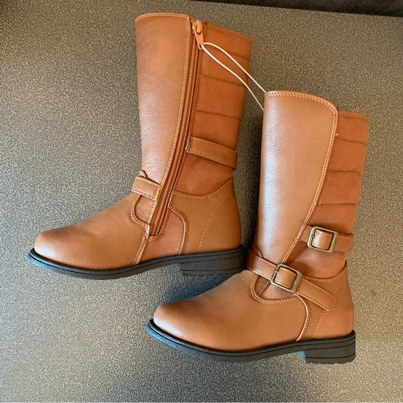Brown toddler boots NWT - Picture 1 of 4